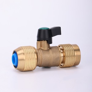 Messing Bewässerungs ventil Schnell kupfer anschluss Wasser pistole Leder Leder rohr Zubehör Gusstechnik Rohr verschraubungen - Product Image 4