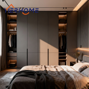 Armoire en bois sur mesure avec tiroirs |   Système d'armoires de rangement pour l'organisation de la chambre à coucher - Product Image 4