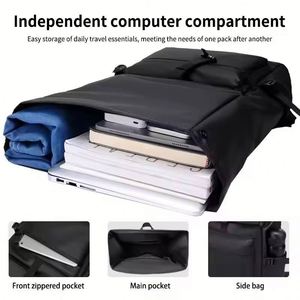 Special Offer Custom Business Best <b>Roll</b> <b>Top</b> Lightweight Outdoor Mochila Bagpack Waterproof Back Pack Travel <b>Laptop</b> Bag <b>Backpack</b> - Product Image 3