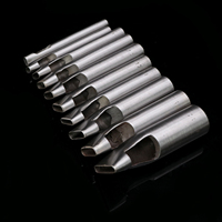 10-40mm cuir Rivets outil de poinçonnage largeur 5 mm oeillets ovales trou en métal frapper plat poinçonnage matrice à la main