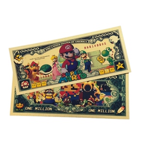 Nouveau modèle 2026 Super Mari Banknote plaqué or 24 carats pour cadeaux - Product Image 2