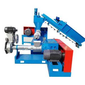 Afval Plastic Zachte Pp Pe Film Recycling Verdichten Pelletiseermachine Met Water-Ring Cutter