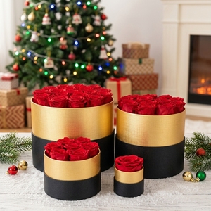 Ingrosso san valentino regalo per la festa della mamma lunga durata di veri e propri fiori immortali stabilizzati per sempre eterna conservata rosa in scatola - Product Image 1