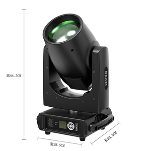 Đèn Moving Head <span class=keywords><strong>LED</strong></span> 380W DMX512 với hiệu ứng phát sáng màu RGBW, 13 kiểu trình diễn, 2 lăng kính, hiệu ứng Strobe cầu vồng dành cho buổi hòa nhạc, trình diễn DJ - Product Image 3