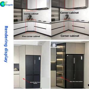 Bisagras de Esquina de Acero Laminado en Frío con Amortiguación Negativa de 45 Grados, 135 Grados, 90 Grados y 180 Grados para Armarios y Roperos - Product Image 5