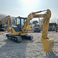 Mini-excavatrice Komatsu PC40MR d'occasion de 4 tonnes avec moteur, boîte de vitesses, pompe, moteur et roulement, faible nombre d'heures de fonctionnement, pour usage agricole et domestique, à vendre