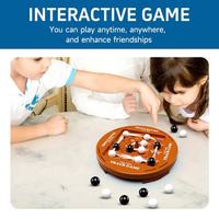 High Quality Row Game Toy Educational Orbit Logic Chess Track Go Board Game 2 Player Intelligence Training for Children