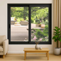 Fenêtre coulissante moderne en aluminium avec rideau suspendu, ouverture verticale, moustiquaire en acier inoxydable, écran pliant pour chambre et cuisine