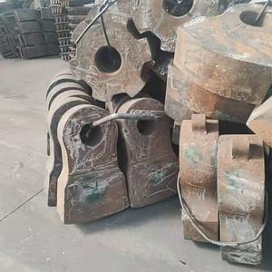 Cabezal de martillo de acero con alto contenido de manganeso para trituradora de oro, martillos de molino de martillos resistentes al desgaste, Fundición Yiwei, 78 kg, Henan, China, Minería - Product Image 6