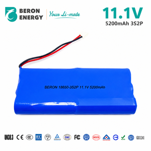 Batterie de projecteur 11.1V 5200mAh 3S2P 18650 Lithium-ion pour mini projecteur portable avec connecteur VH - Product Image 1