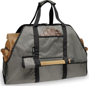 BSCI Carrier <b>Log</b> for Oxford Firewood Sturdy Wood Large Camping Tote <b>Bag</b> with Firewood <b>Logs</b> for Indoor Use - Product Image 1