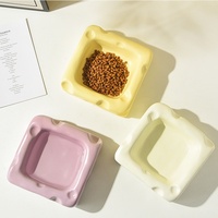 Bol pour chat en céramique antidérapant de style INS, design personnalisé de haute qualité, plat pour nourriture pour chat, pot pour eau pour chien, bols pour animaux de compagnie