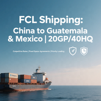 Transporteur logistique agent de transport-expédition maritime à faible coût de la Chine au Mexique Colombie Guatemala -DDU DAP inclus