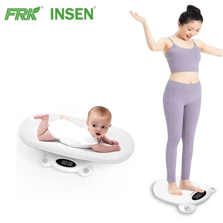 Multifunction 3 In 1 Family Mom 120Kg Weight Infant Digital Electronic Mother Baby Weighing Scale With Tray