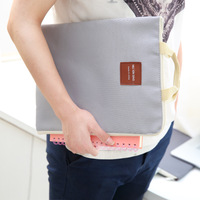 Sac de rangement A4 multi-couches à fermeture éclair, pochette portable pour iPad et ordinateur portable, mallette en toile Oxford, organiseur grande capacité