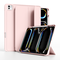 Étui porte-crayon droit en gros de haute qualité couverture de tablette intelligente en TPU souple pour iPad pro 13 M4 2024