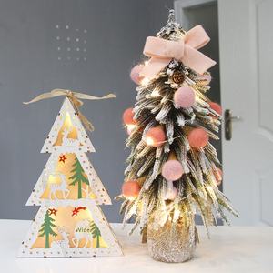 Mini <span class=keywords><strong>sapin</strong></span> <span class=keywords><strong>de</strong></span> Noël vert en PVC – Décorations <span class=keywords><strong>de</strong></span> Noël <span class=keywords><strong>de</strong></span> 20 cm/35 cm/45 cm pour bureau, fenêtre, restaurant, réception - Product Image 4