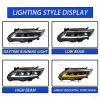 Ensamblaje de Faros Delanteros LED para Auto SINDAR, Accesorios de Lámparas Delanteras Modificadas para Toyota Corolla 2010 2011 2012 2013 al por Mayor