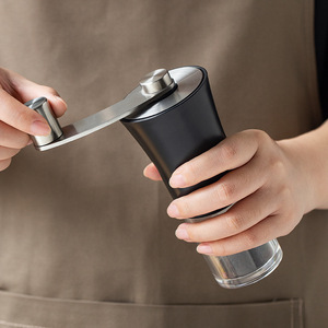 Moulin à café manuel en acier inoxydable, corps en acrylique, compatible lave-vaisselle, pour usage domestique - Product Image 2