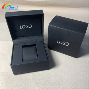 Boîte à montre en cuir classique personnalisée, directement de l'usine, avec logo, couleurs au choix, emballage cadeau personnalisé et carte pour montre, faible MOQ et prix compétitif - Product Image 4