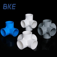 Raccord de tuyau d'alimentation en eau en PVC Té de raccordement 3 voies 4 voies 5 voies en PVC
