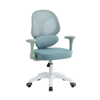 Chaise de bureau ergonomique en tissu respirant avec dossier en maille, idéale pour les longues sessions de travail et les réunions