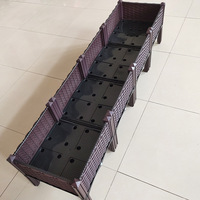 Bac de culture en plastique Cedar Space, combiné intérieur/extérieur, pour semis et plantes, idéal pour la culture de légumes sur balcon, jardin et à domicile, outil de horticulture