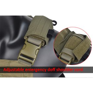 Equipaggiamento tattico di serie 500D in Nylon resistente AVS da combattimento tattico con piastra portante per allenamento CQB in Nylon per esterni <span class=keywords><strong>Airsoft</strong></span> Chaleco tattico - Product Image 5