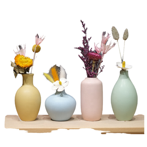 Jarrón de Cerámica de Alta Gama para Mesa Pequeña, Decoración Moderna para el Hogar, Adorno Resistente a Golpes para Flores Secas, Decoración para el Hogar - Product Image 4