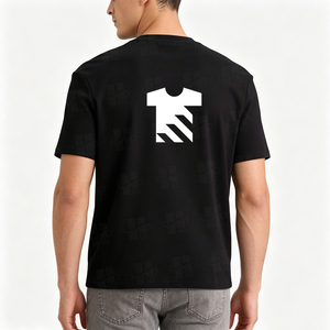 T-shirt de sport pour homme personnalisé de haute qualité, extensible, anti-transpiration, coupe classique, impression sérigraphique, tissu tri-mélange - Product Image 3