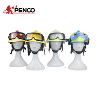 Casque de sauvetage réfléchissant résistant à la chaleur pour pompiers avec lampe LED