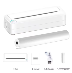 X8 stampante termica <span class=keywords><strong>A4</strong></span> stampante termica portatile foto Bt Wireless senza inchiostro per bambini <span class=keywords><strong>Mini</strong></span> stampante digitale tascabile portatile - Product Image 3