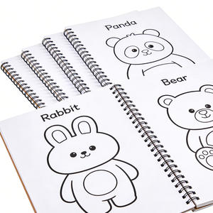Carnet de coloriage professionnel personnalisé en carton gaufré durable pour stimuler la créativité des enfants lors de longs voyages en avion - Product Image 1