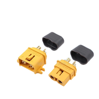 Connecteurs Amass XT60L-F/M en laiton pour modèles RC, XT60, anti-desserrage, sécurisés, mâle et femelle, pour avions et drones