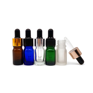 Rỗng mỹ phẩm mặt thuốc Glass tóc Huyết thanh tinh dầu mini <span class=keywords><strong>5ml</strong></span> Chai nhỏ giọt - Product Image 1