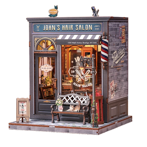 Nuevo Estilo de Juguete DIY, Rompecabezas 3D de Madera, Casa de Muñecas en Miniatura, Kit de Casa de Jardín, Manualidades Hechas a Mano, Móvil, para Niños de 8 a 13 Años - Product Image 1