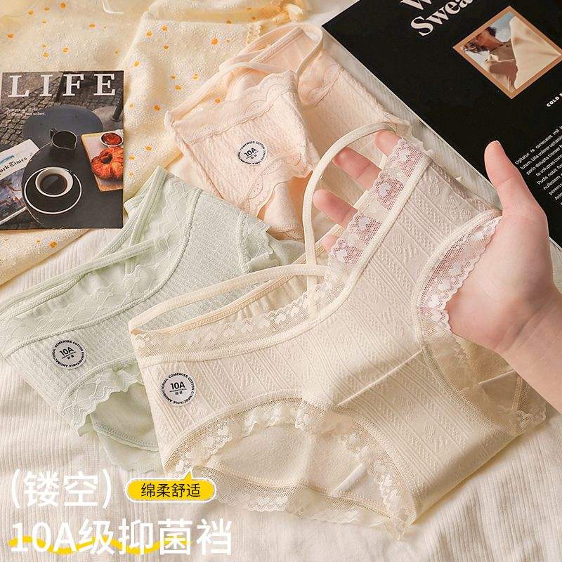 2025 New Arrival Sexy Lace Young Girl Underwear Wholesale Panties Thong Briefs Sexy Underwear Women Lady Cotton Panties Thongs