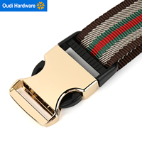 Vente en gros d'usine, boucles métalliques à dégagement rapide de 25 mm (1 pouce) pour sacs à main, accessoires pour animaux de compagnie