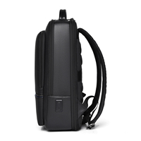Sac à dos pour ordinateur portable imperméable de 15,6 pouces avec logo personnalisé, en cuir PU de haute qualité, en polyester, sac de voyage d'affaires, sac à bandoulière pour étudiant, USB