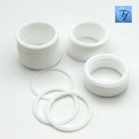 Joint torique en feuille de PTFE sur mesure, résistant aux hautes températures, pour pompe haute pression, avec découpe et moulage