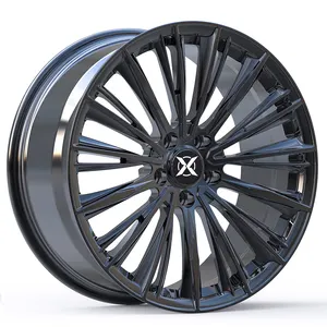 Wheels Black Made in China CNC Chrome 22 Inch 5x114.3 Aluminium Alloy Forged Car Wheels Custom Logo Accepted 40mm For Toyota