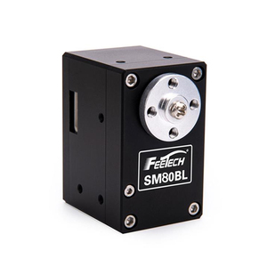 มอเตอร์ไร้แปรงถ่าน Feetech SM80BL 24V 85 กก. แรงบิดสูง 4 โพล หมุนได้ 360 องศา พร้อมเซอร์โวบัส RS485 สำหรับแขนหุ่นยนต์และกริปเปอร์อุตสาหกรรม - Product Image 1