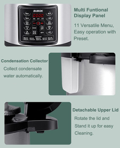 Cuisinière à pression électrique intelligente en acier inoxydable, best-seller, avec fonction de réservation, cuisinière intelligente, cuisinière instantanée, 10L - Product Image 2