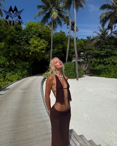MLY dernière vente chaude maillots <span class=keywords><strong>de</strong></span> <span class=keywords><strong>bain</strong></span> femmes plage robes d'été maillot <span class=keywords><strong>de</strong></span> <span class=keywords><strong>bain</strong></span> femmes sarong couverture Ups concepteur 3 pièces Bikini ensemble - Product Image 5