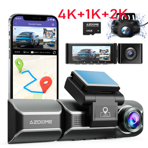 ดรอปชิปปิ้ง Shopify กล้องติดรถยนต์ 3 ช่องทาง 4K 1080P 1440P WiFi GPS กล้องบันทึกภาพกลางคืน - Product Image 3