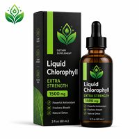 Chlorophylle – Extrait Herbal Antioxydant en Gouttes Liquides Orales pour l'Énergie et le Soutien Immunitaire des Adultes – Naturel et Faible en Sucre
