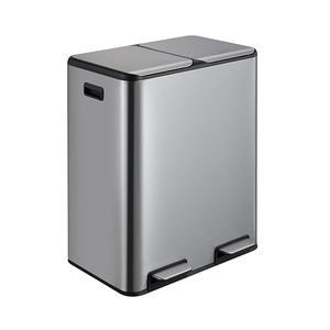 <span class=keywords><strong>Cubo</strong></span> de <span class=keywords><strong>Basura</strong></span> <span class=keywords><strong>Doble</strong></span> de Alta Calidad BX 60L para Cocina, con <span class=keywords><strong>Doble</strong></span> Compartimento Extraíble para Reciclaje - Product Image 1