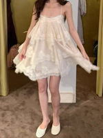 Robe longue à volants en dentelle style européen et américain, coupe crayon amincissante en polyester, pour site web indépendant