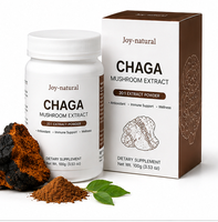 Extrait de champignon Chaga en poudre de haute pureté 10:1 20:1, double extraction, soluble dans l'eau, en vrac