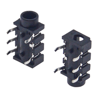 Connecteur audio 3,5 mm à 3 pôles stéréo PJ-313, prise verticale à 5 broches pour une transmission de signal stéréo complète